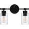 Quoizel Caputo Bath 2 Lights Matte Black CAP8615MBK - alternate 4